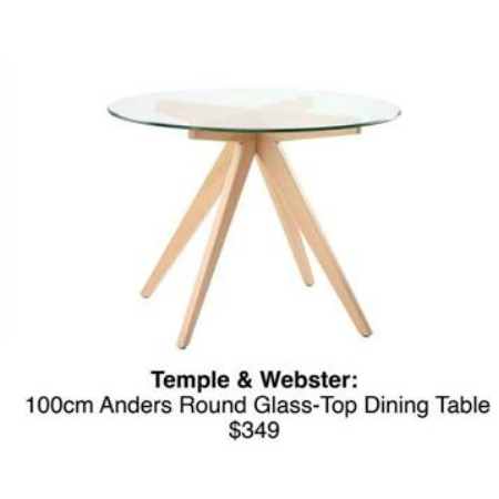 Temple & Webster Dining Set with chairs