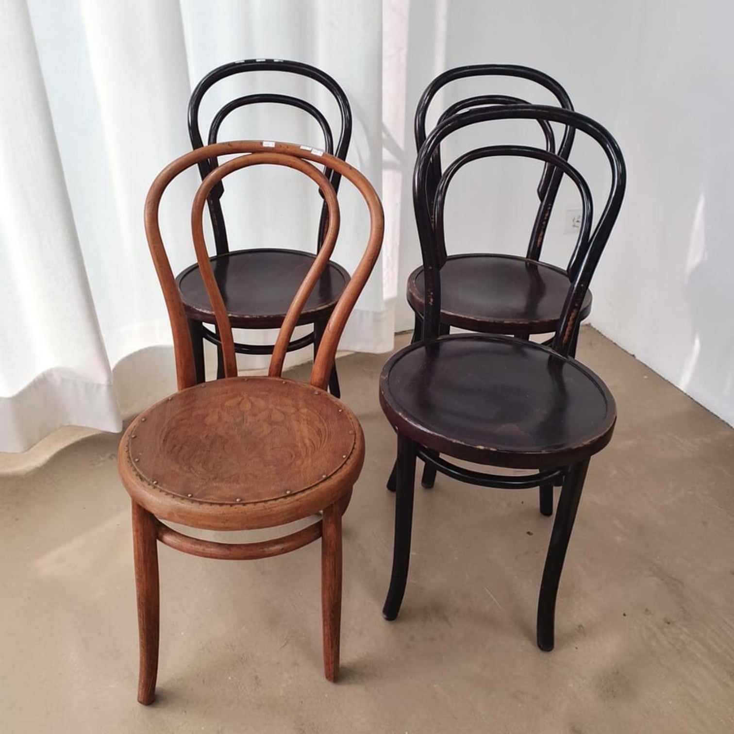 Thonet No. 14 Style Classic Bentwood Dining Chairs X4 (Priced Each)