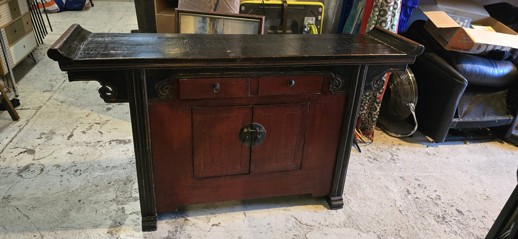 Traditional Chinese Elm Altar Cabinet