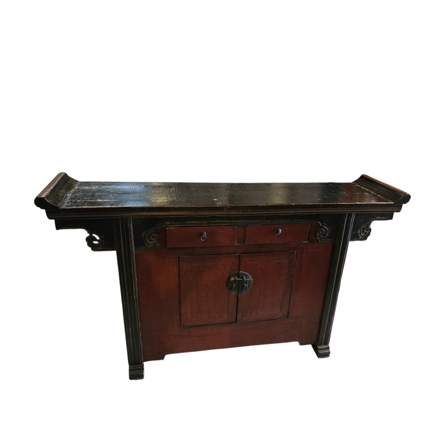 Traditional Chinese Elm Altar Cabinet
