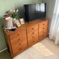 Traditional SOLID Wood Triple Dresser