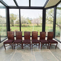Tropical Boho-Style Dining Chairs Crafted From Woven Rattan x8 $699 Each