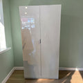 Two-Door Glossy White Wardrobe X2 Available