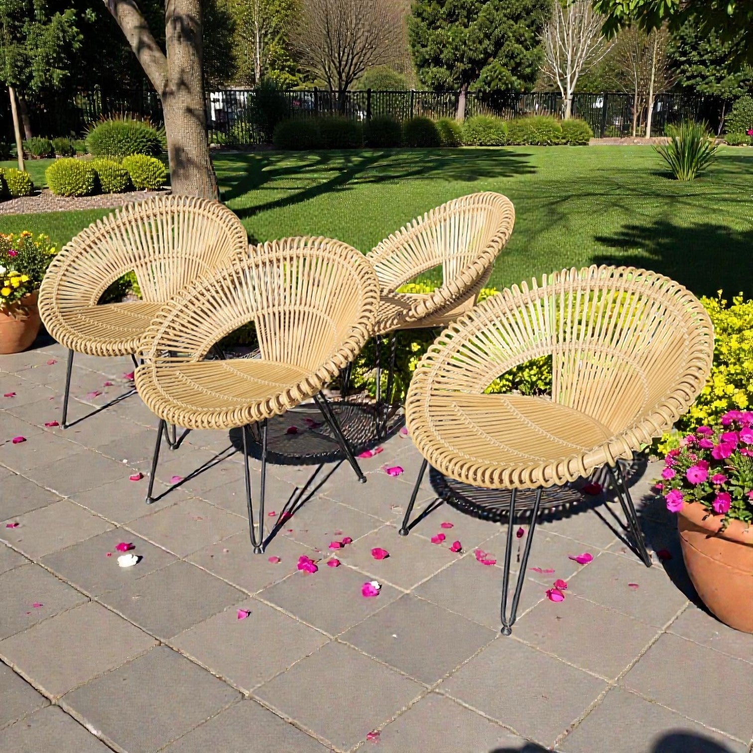 Vincent Sheppard Roy Woven Chairs - 300 Each (W82cm X D75cm X H80cm)