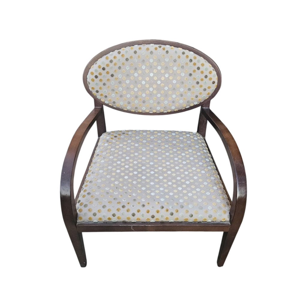Vintage Art Deco Style Armchair (Dimensions:75x62x60)