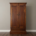 Vintage Double-Door Wooden Wardrobe
