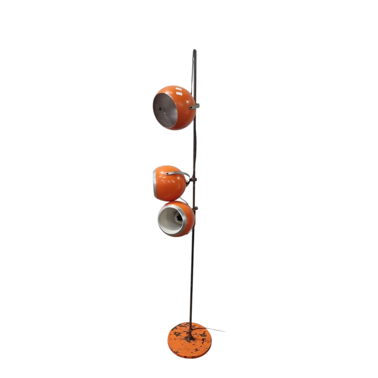 Vintage Orange Floor Lamp
