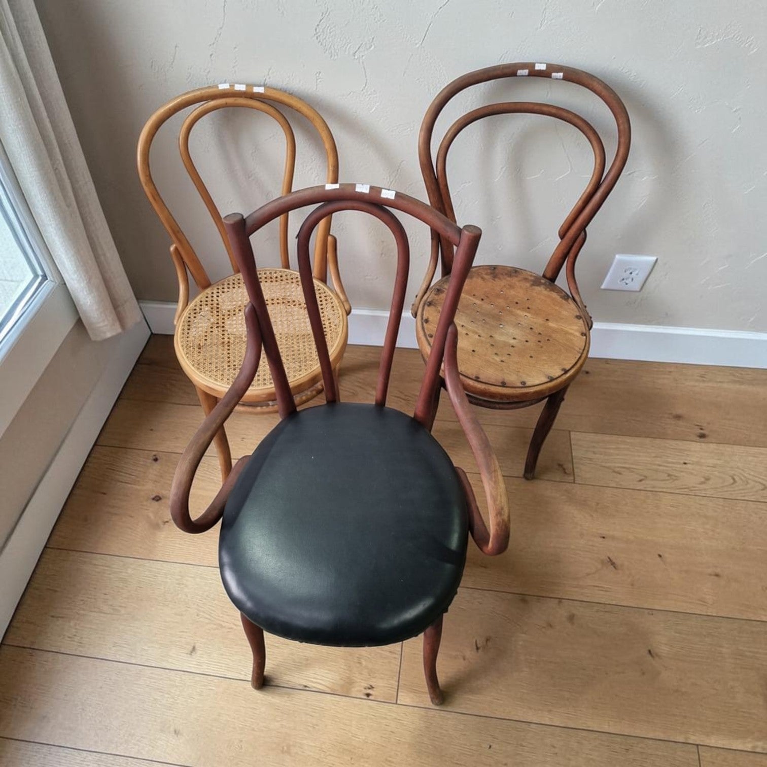 Vintage Thonet-Style Bentwood Chairs X3 (Priced Each)