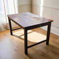Vintage Wooden Farmhouse Dining Table