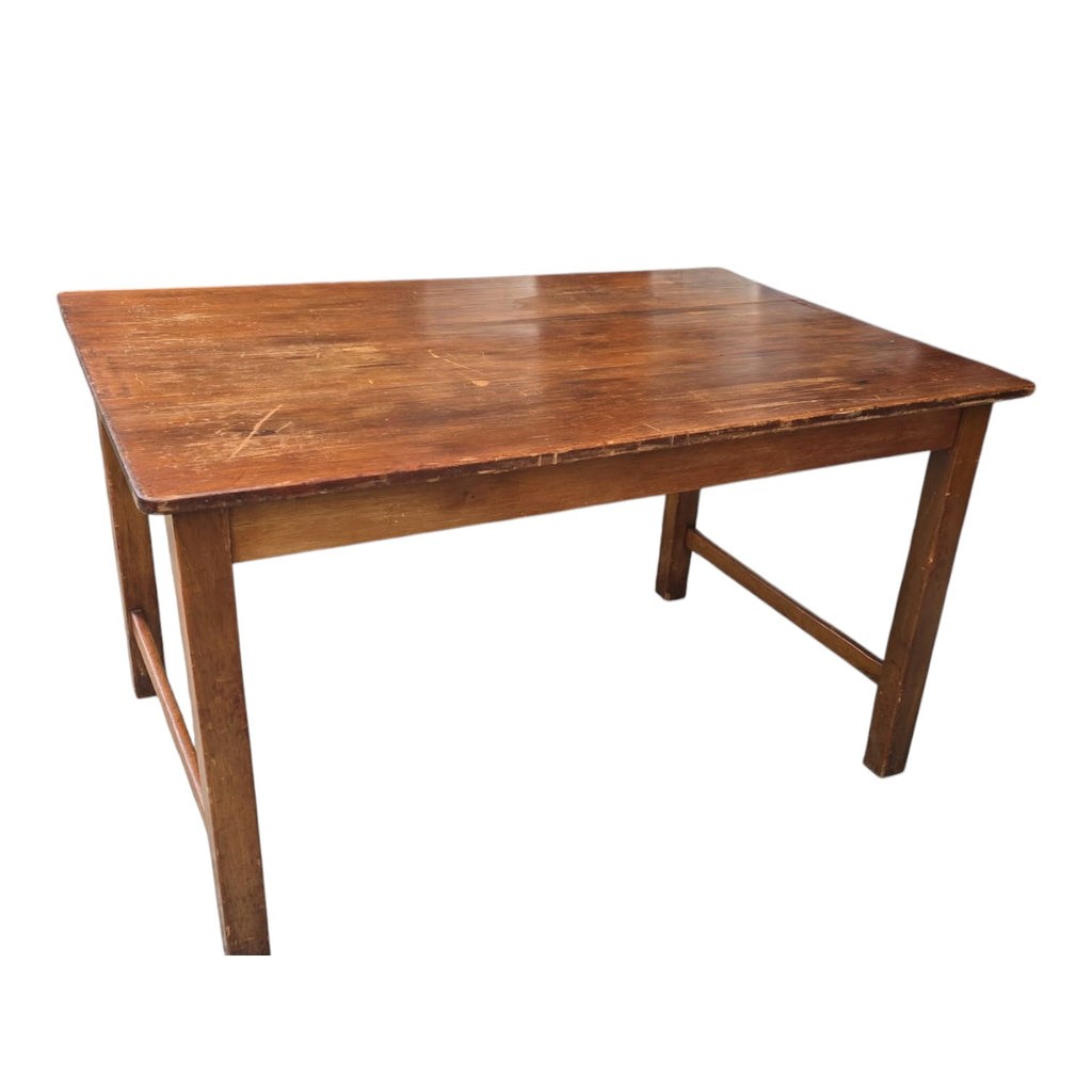 Vintage Wooden Farmhouse Dining Table