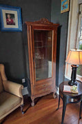 Timber Display Cabinet with Lockable Storage