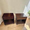 Walnut  Bedside Tables (Priced Each)