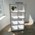 White 8 Cube Shelving Unit (Dimensions 1460 X 390 X 1460mm)