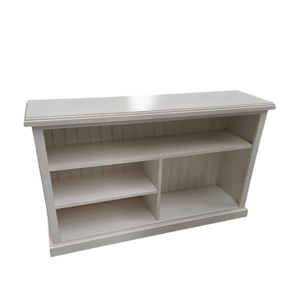 White Lowline Bookcase