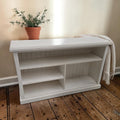 White Lowline Bookcase