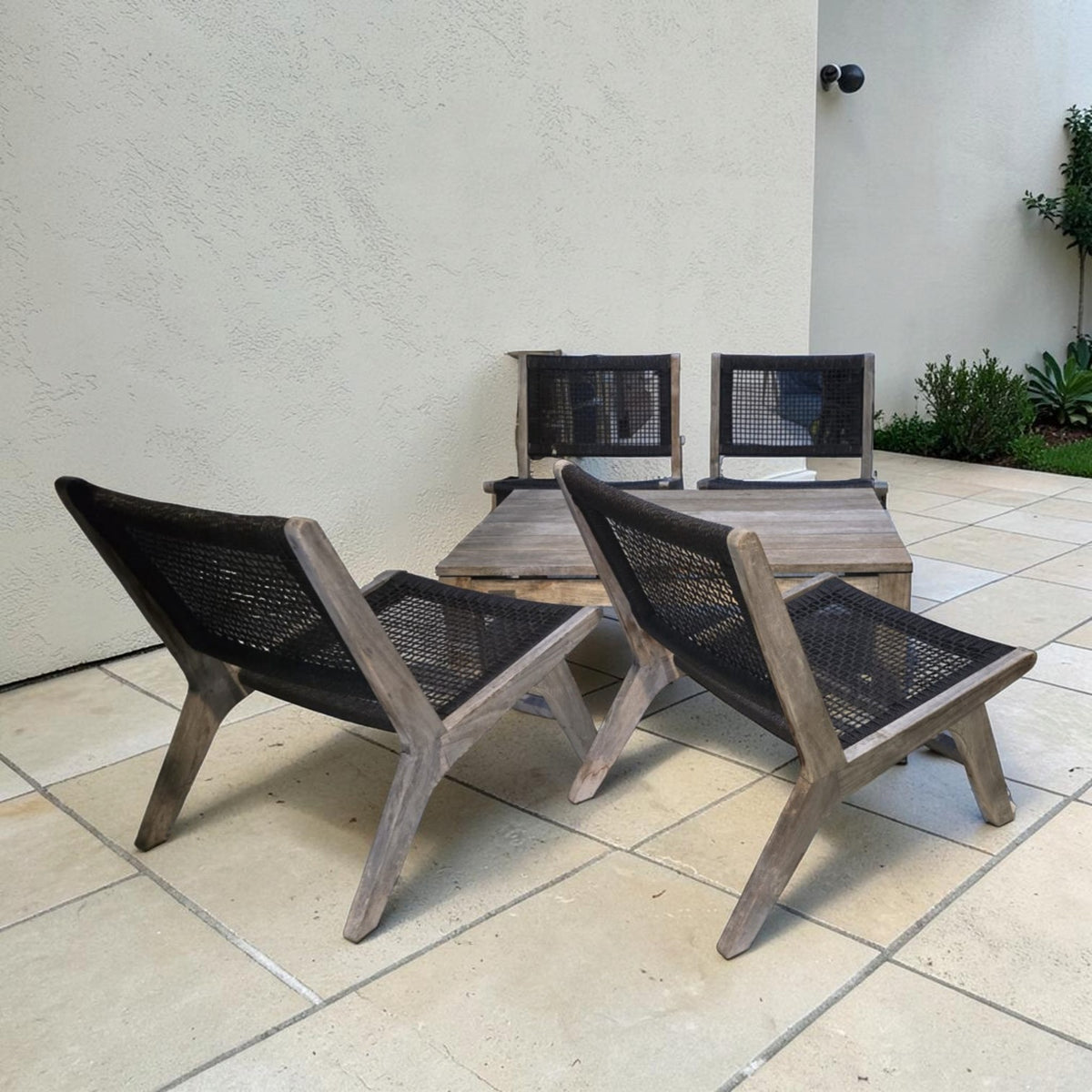 Wintons Teak Outdoor Patio Set