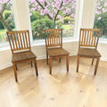 Wooden Chairs X3 (Dimensions: 50x90x47) (Priced Each)