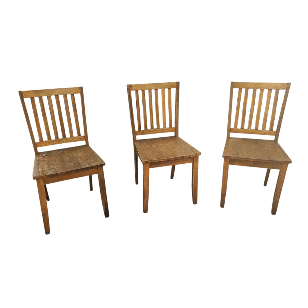 Wooden Chairs X3 (Dimensions: 50x90x47) (Priced Each)