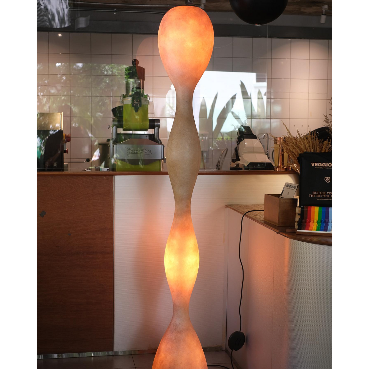 “Yoga” Floor Lamp By Guglielmo Berchicci For Kundalini, 1990s