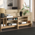 IKEA HOLMERUD Side table, oak effect, 80x31 cm