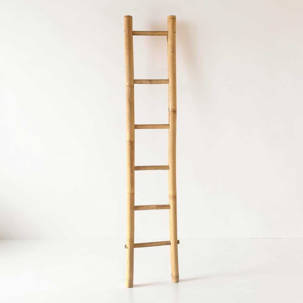 Natural Bamboo Decorative Ladder (202x39)